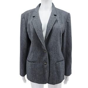 Pendleton 1975 Women's Wool Blazer Jacket Gray 12